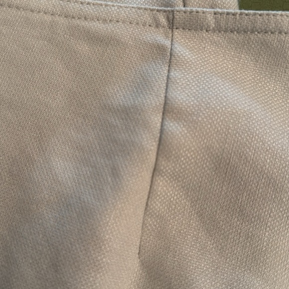 Ann Taylor Factory Linen Blend Crop Sailor Pants,size 8P,natural color,side zip - Picture 7 of 12